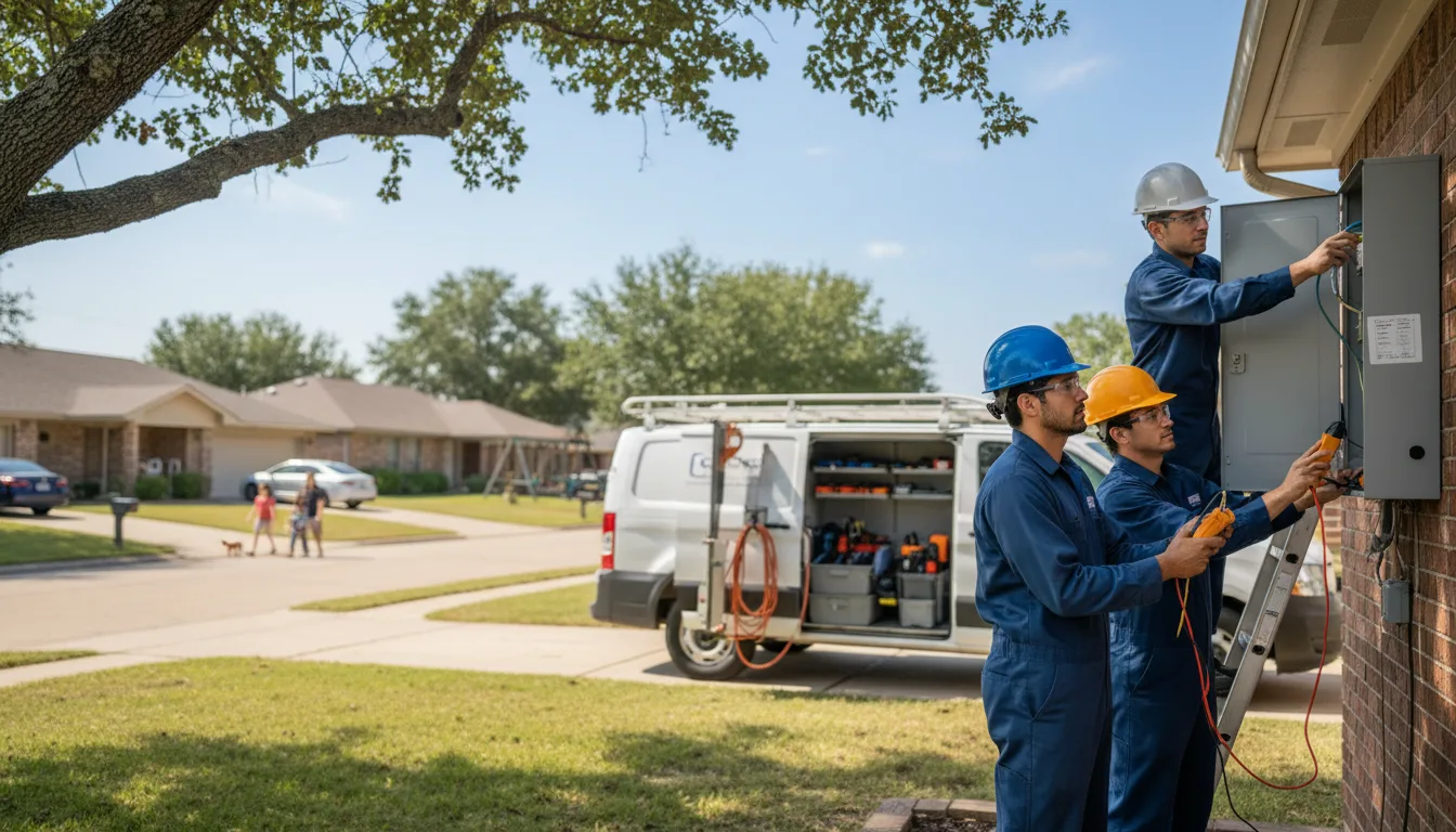 Certified electrician providing emergency electrical services in Colfax, IN